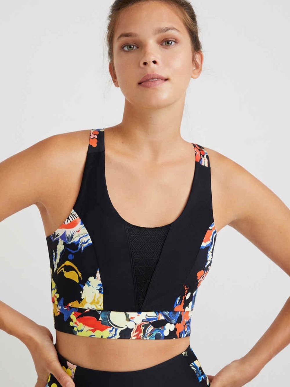 DESIGUAL Floral Brandy Sports Bra